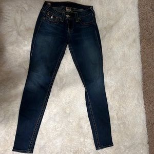 True religion skinny low-cut women, jeans size 28